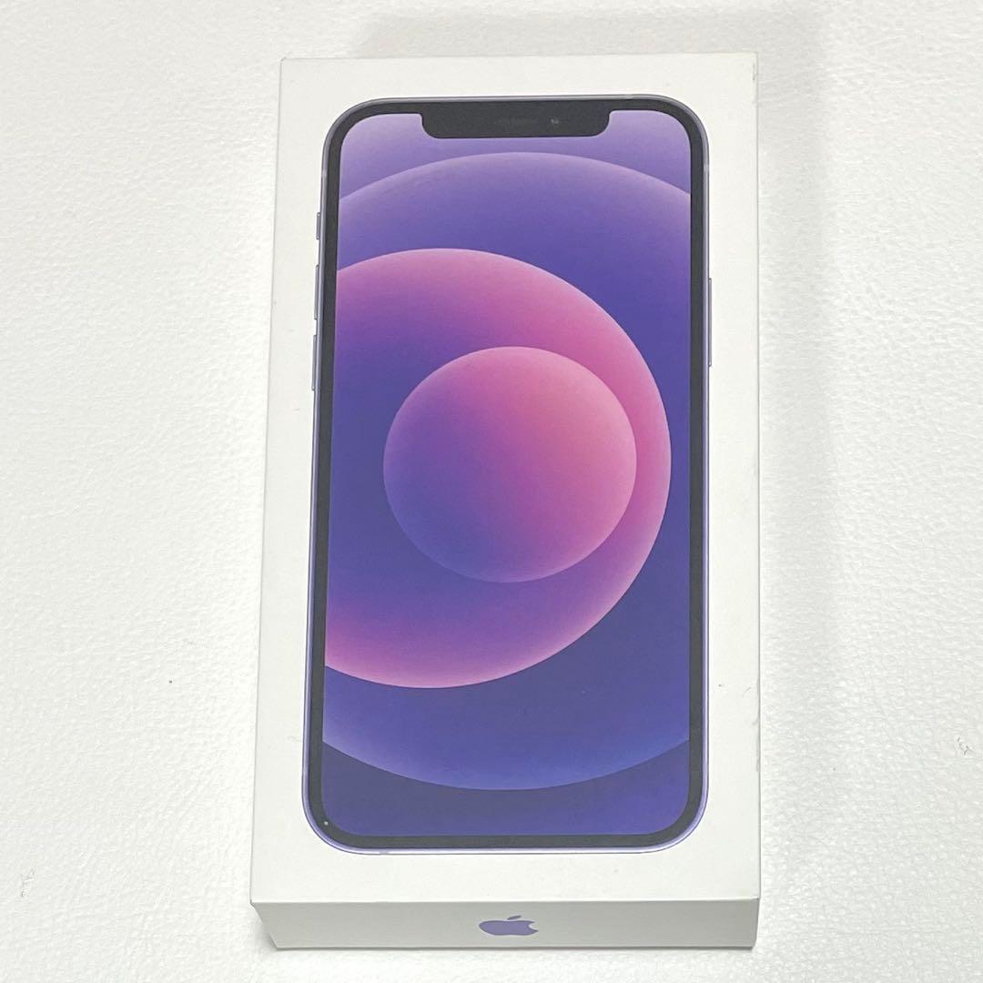Apple iPhone12 64GB パープル　SIMフリー初期化済み箱付き