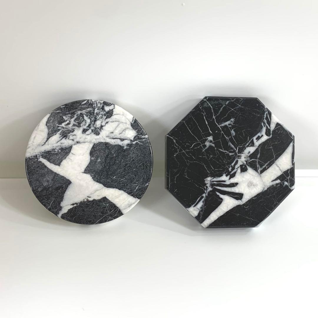 diptyque「アンティークマーブル　キャンドルリッド&スタンド」セット