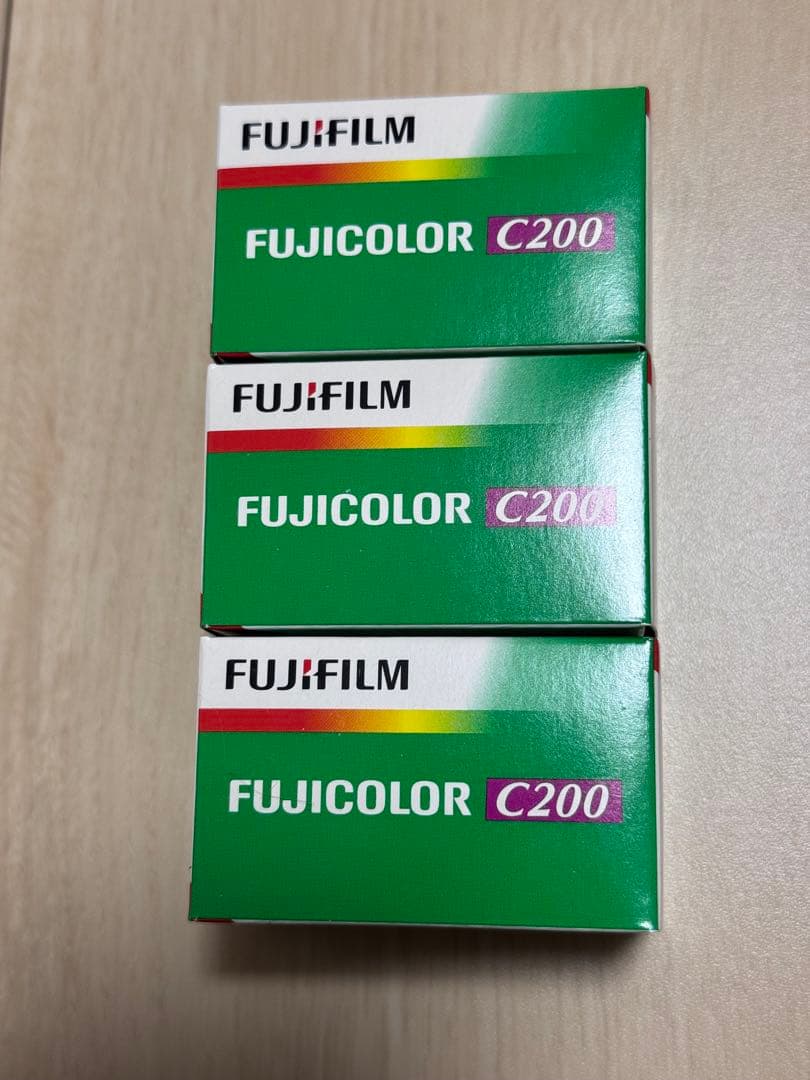 FUJICOLOR C200 フィルム 36枚撮影×3