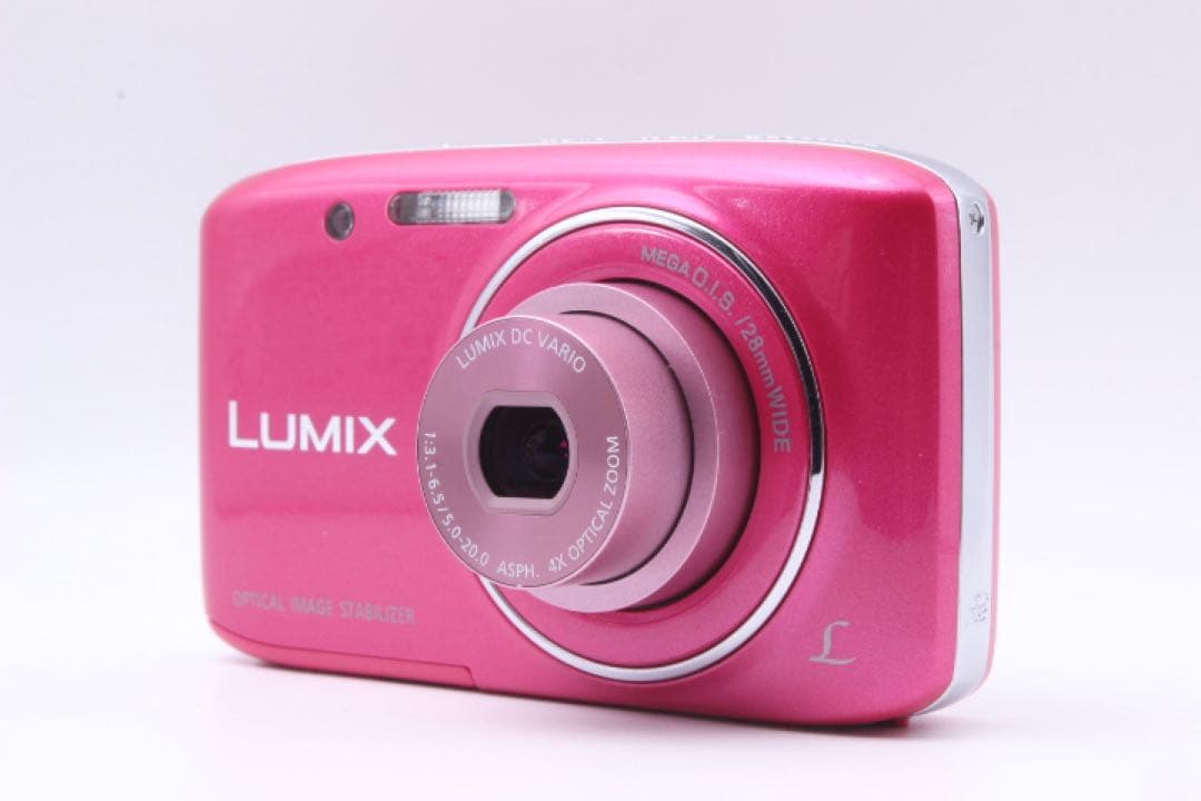 【美品・即撮影OK】LUMIX DMC-S2 ピンクSDカード付・スマホ転送OK