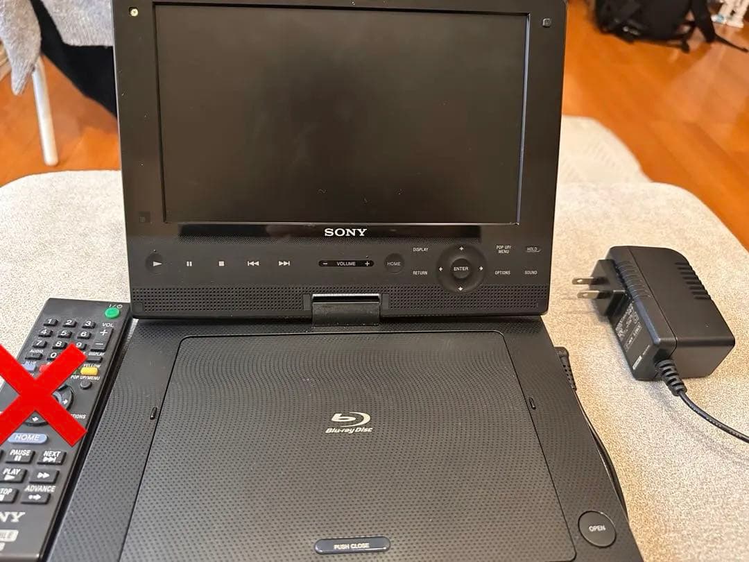 ※リモコンなしSONY ポータブルブルーレイDVDプレーヤー BDP-SX910