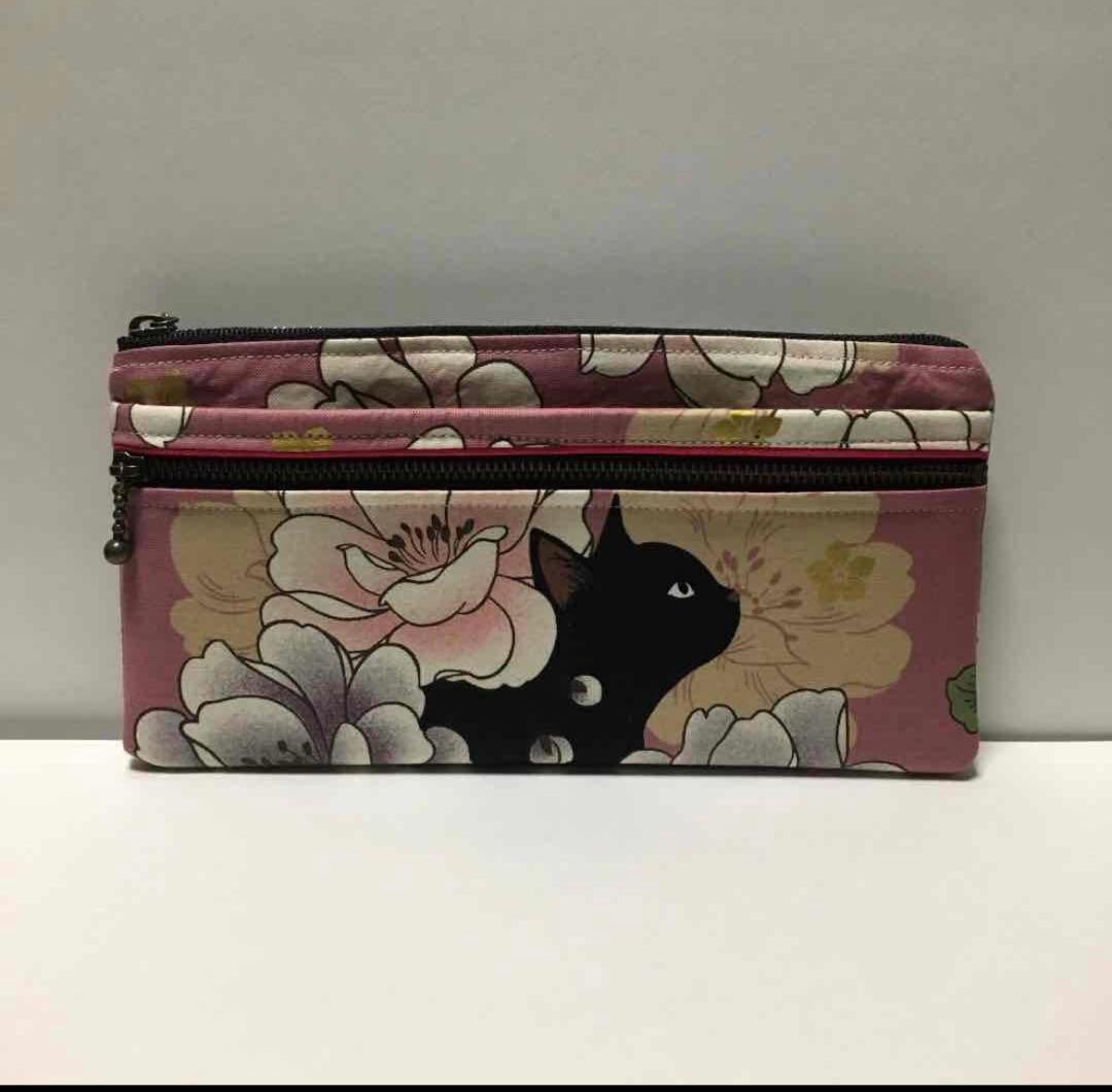 ハンドメイド　多機能長財布