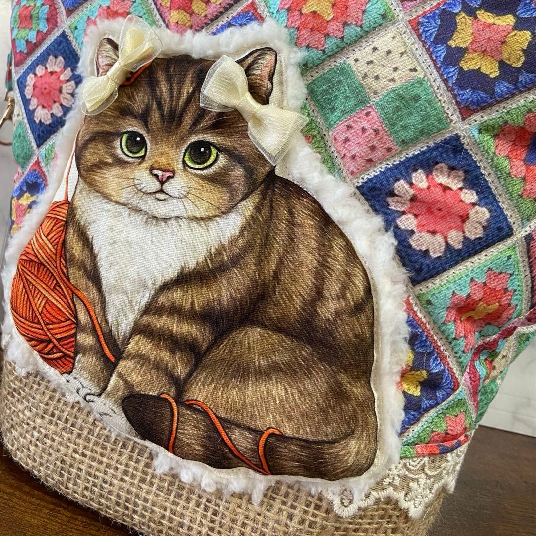 ゆ*ら様 コヤンイサムチョン♡新柄♡扇形 トートバッグ 春バッグ♡ハンドメイド