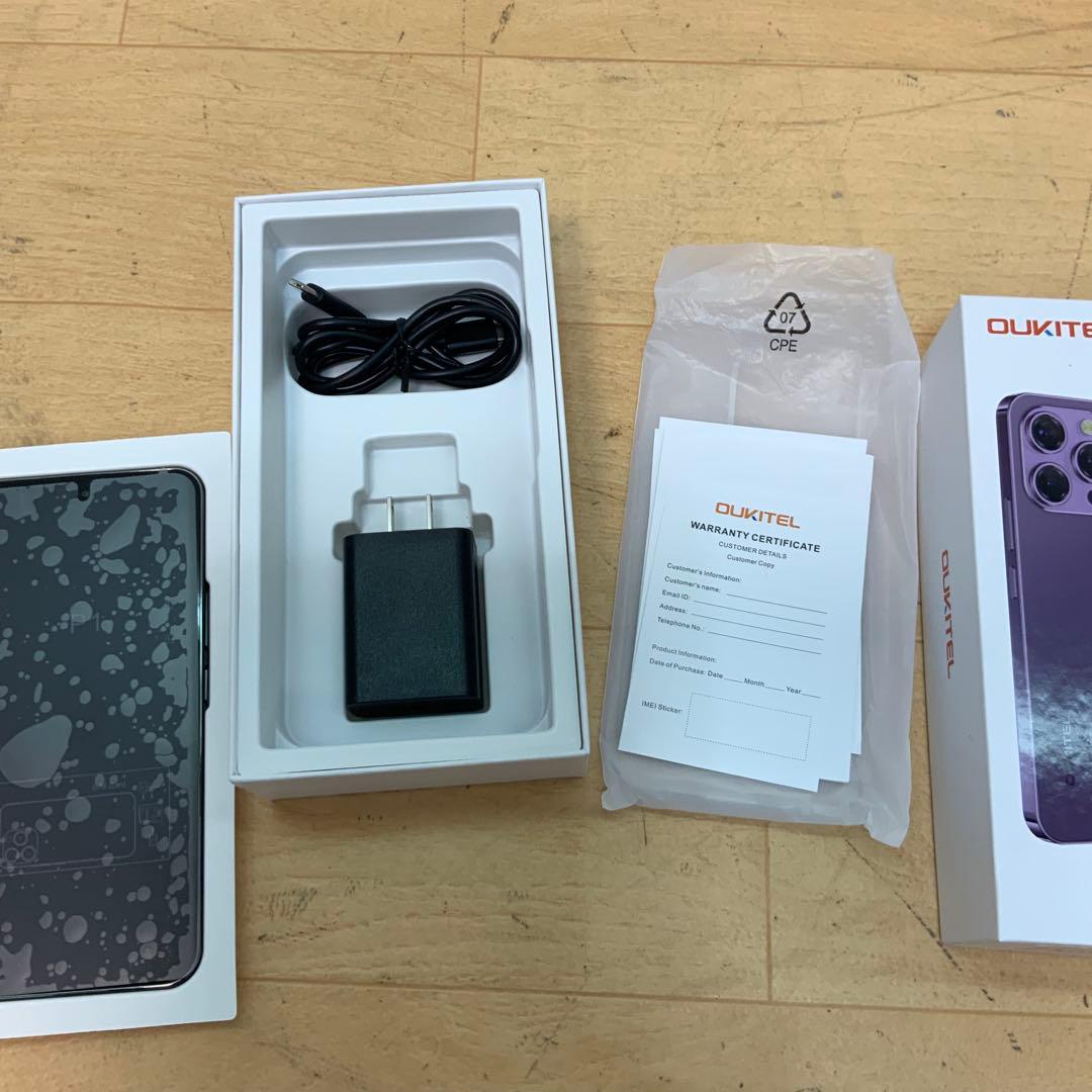 【SIMフリー】 OKUITEL スマートフォンP1 24GB 256GB