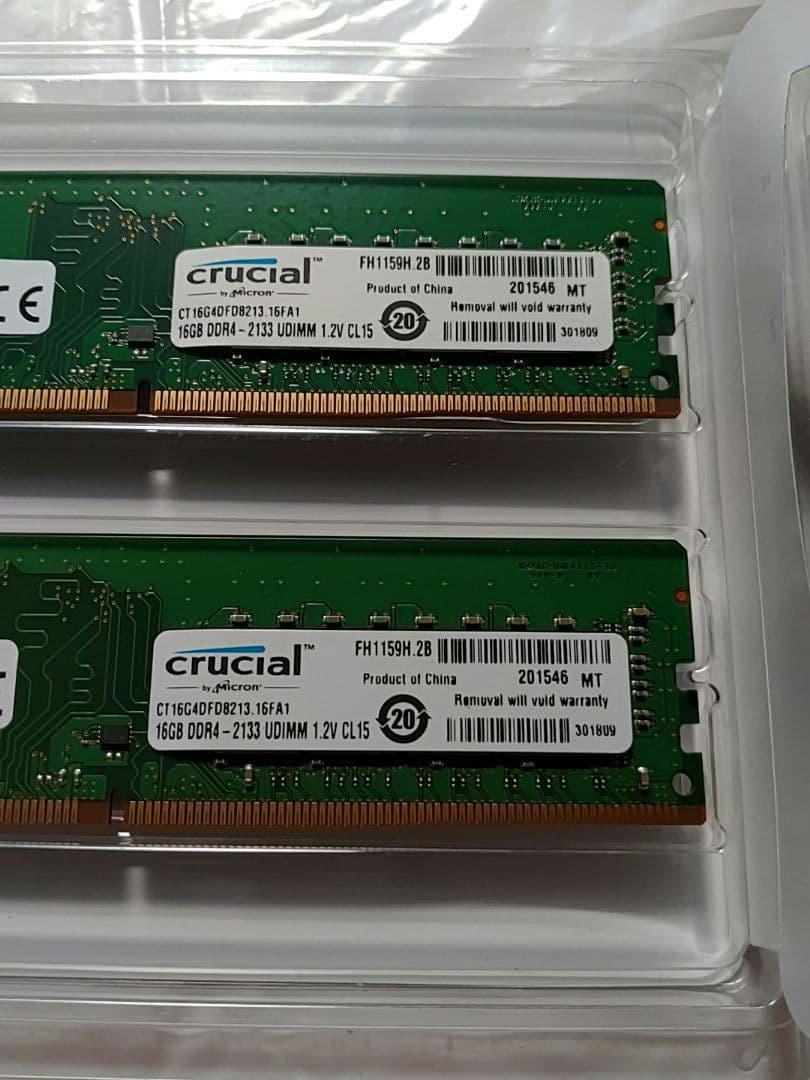 Crucial CT2K16G4DFD8213 16GB×2枚 32GBセット