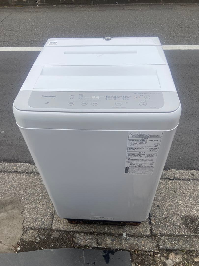 P237 Panasonic 2023年製 全自動洗濯機 6.0kg