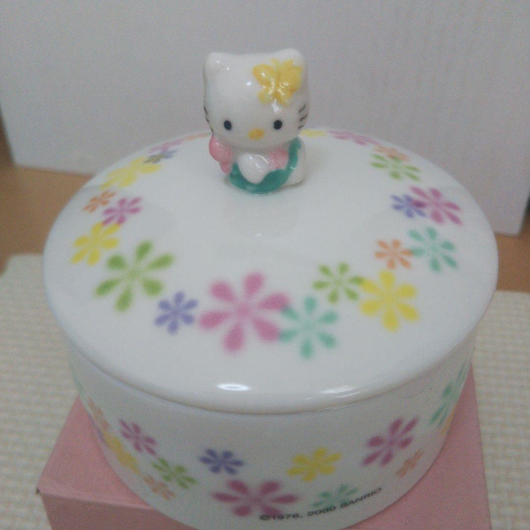 キティ 妖精 蓋つき小物入れ