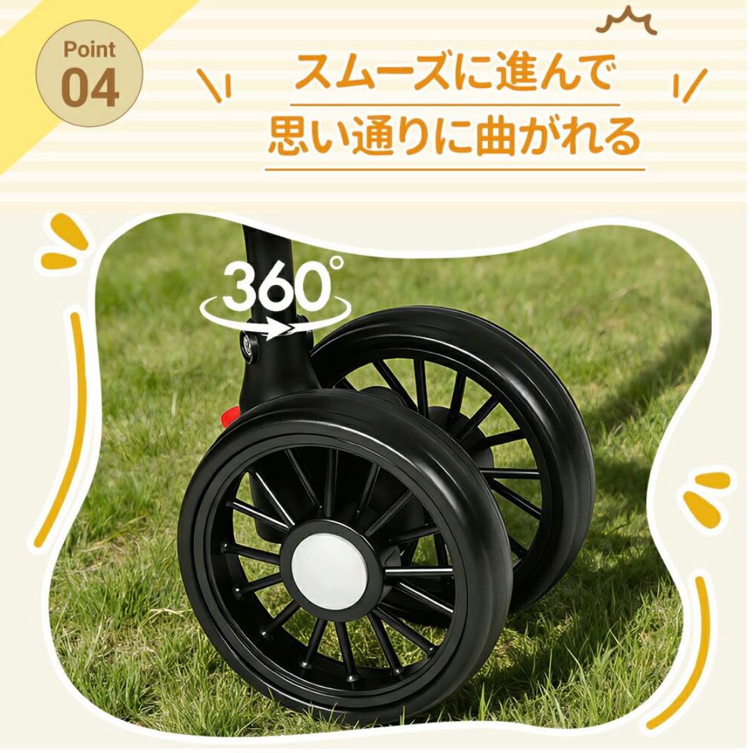 【新品未使用】ペットカート 分離型 犬 猫 折りたたみ ワンタッチ　軽量