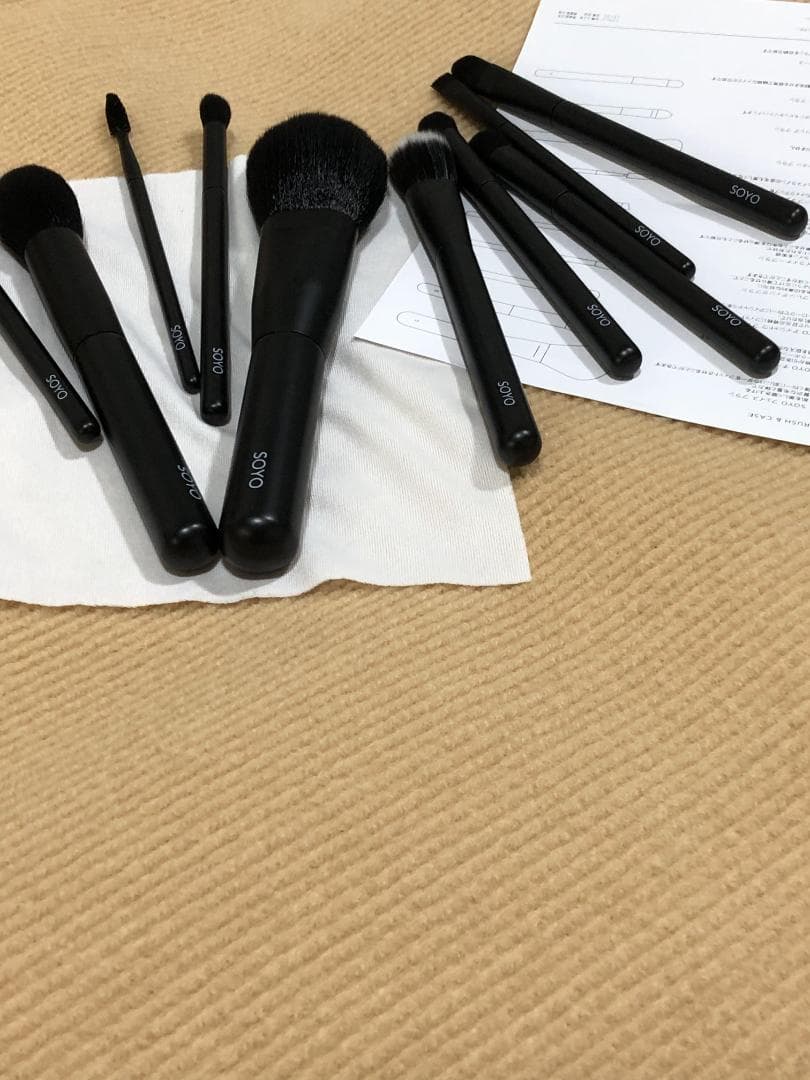小田切ヒロ　soyoブラシ　10本セット　化粧筆e.../