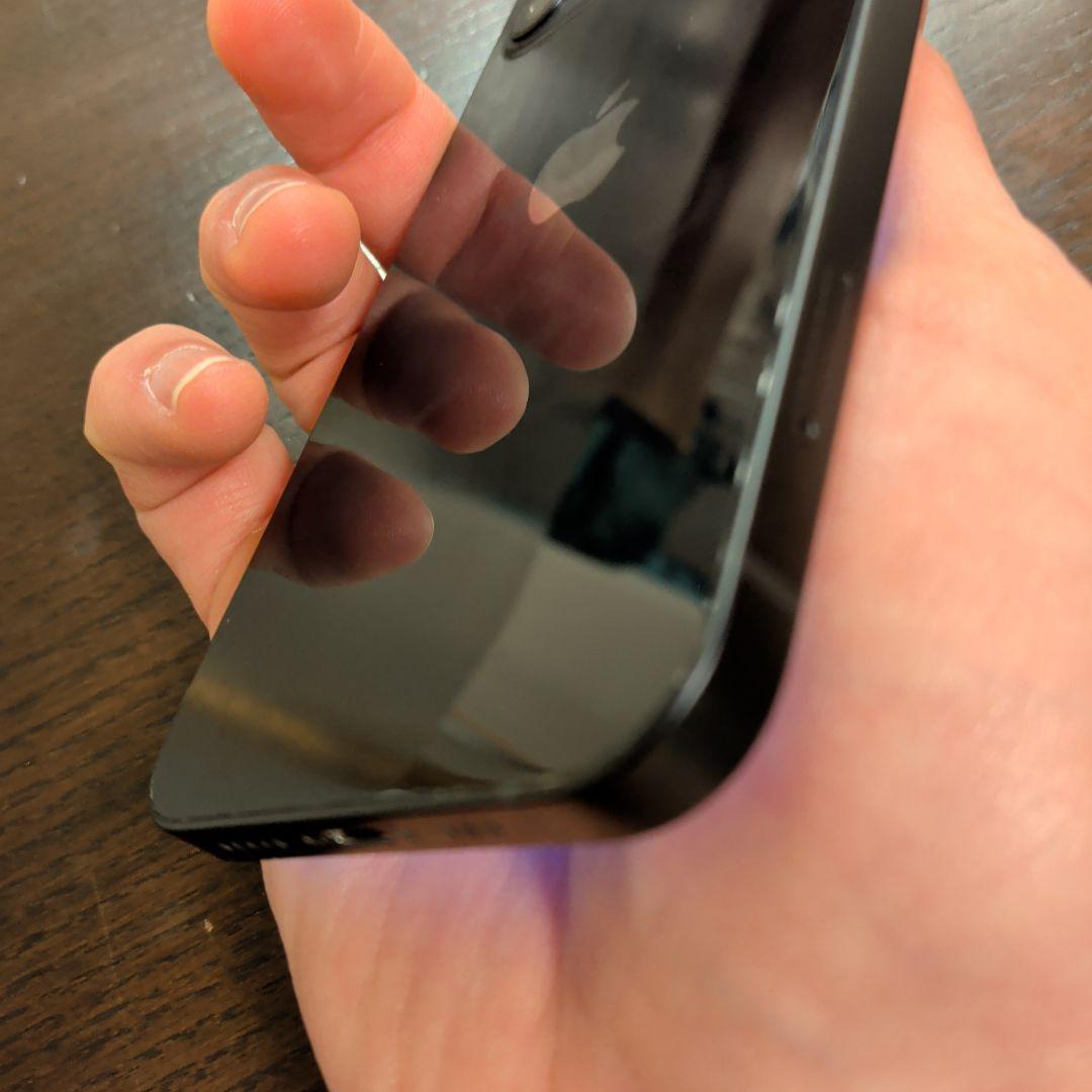 iPhone 12 128G black 左上画面割れ　中古