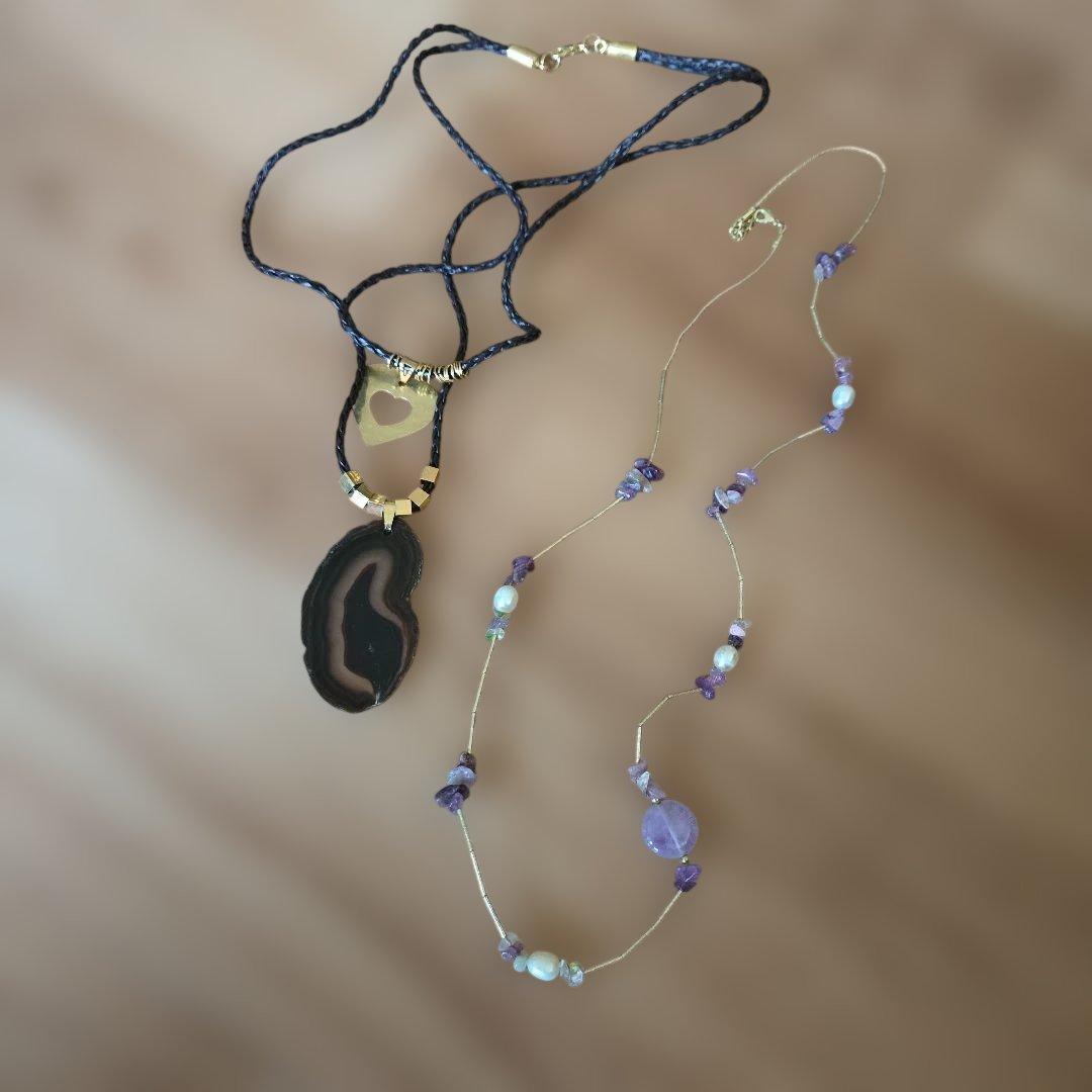 ブラジル ストーン アゲート ペンダント