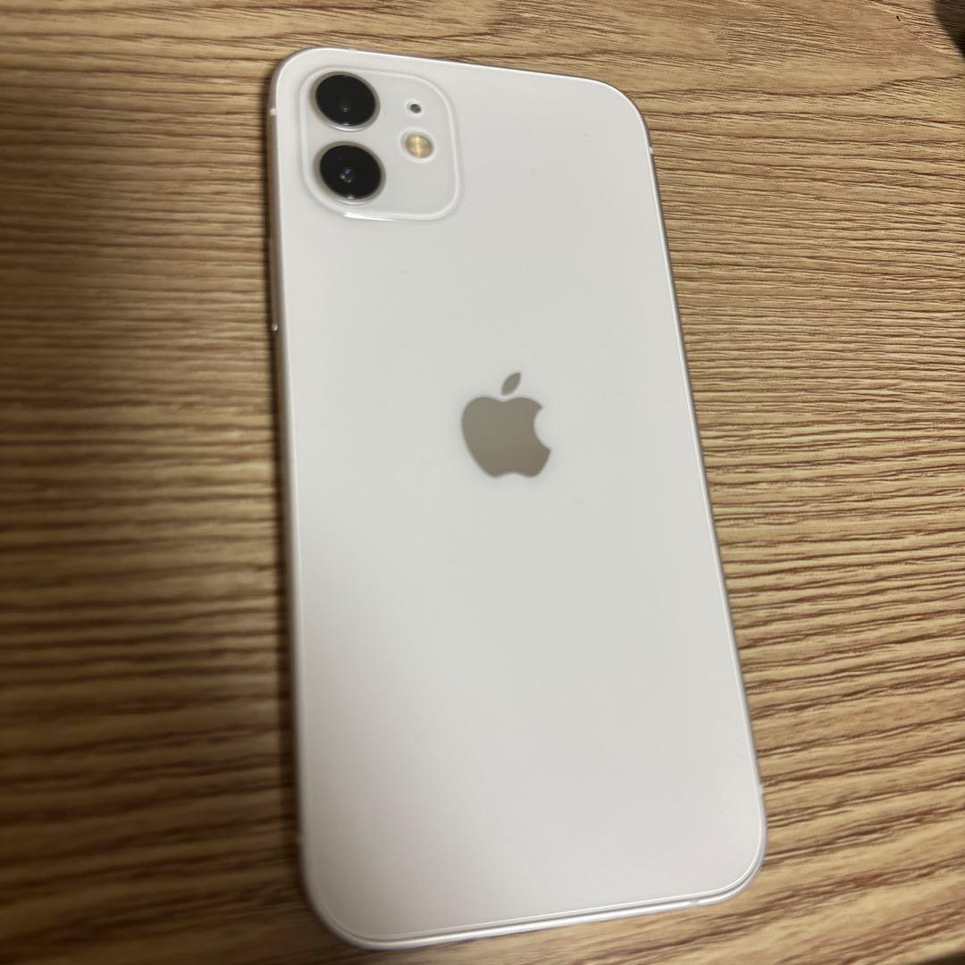 【ジャンク】iPhone 12 ホワイト SIMフリー 箱・ケーブル付