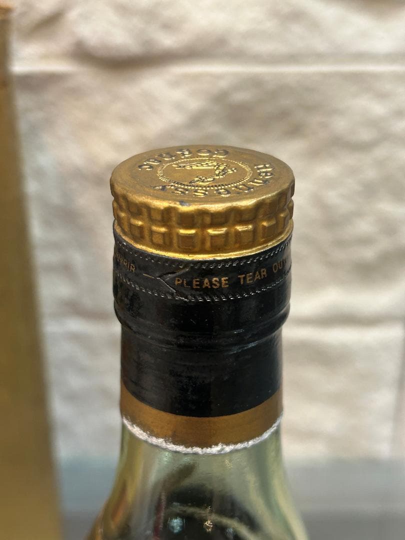 未開栓 Hennessy XO 2本 金キャップ クリアボトル グリーンボトル