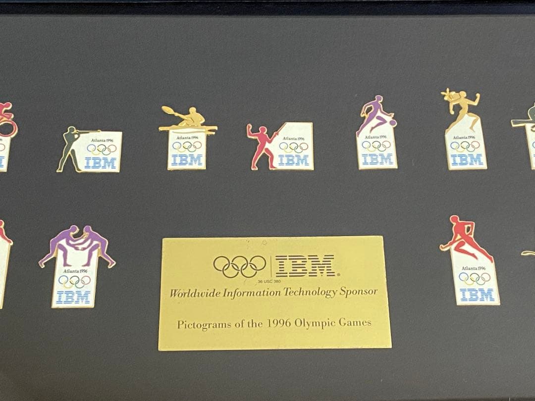【フルコンプリート】1996年オリンピック IBM ピンバッジコレクション