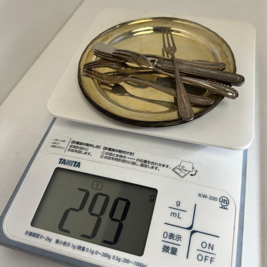 生駒製　silver925銀カトラリーセット東Y8-0217☆2F大