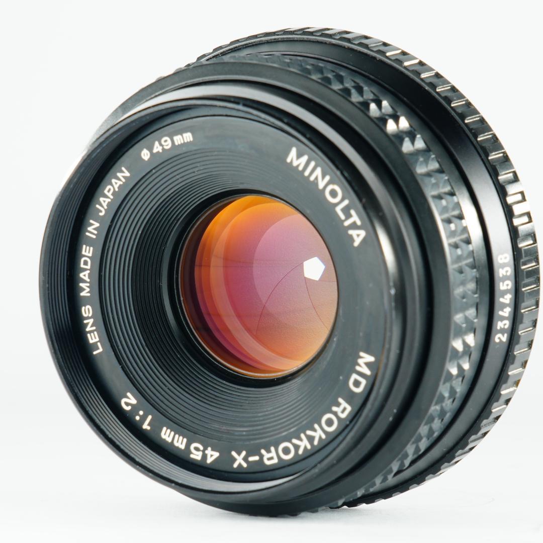 【整備＆テスト済】ミノルタ MD ROKKOR-X 45mm F2 538