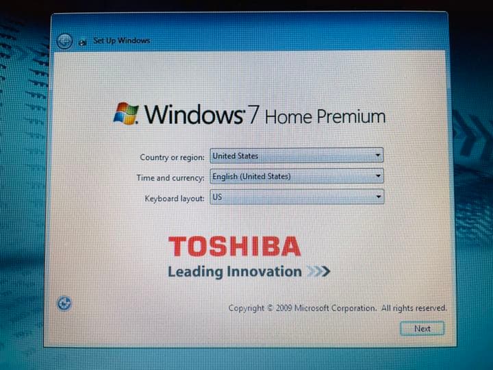 TOSHIBA Satellite L500 /Windows 7 (US版)