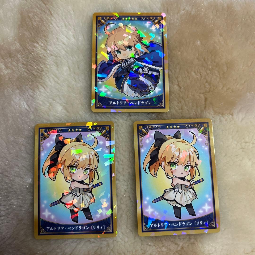 アルトリア・ペンドラゴン まとめ売り 最終再臨展 編成風カード Fes.2017