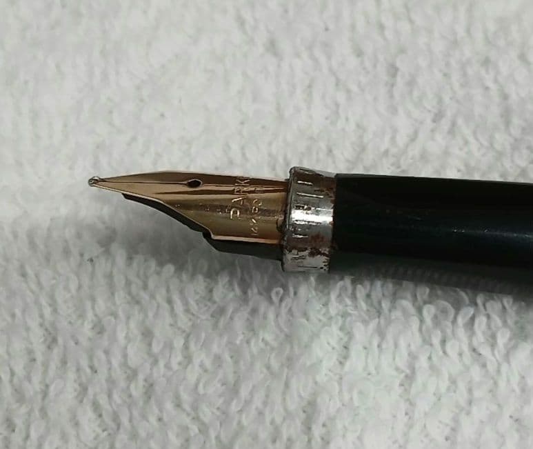 PARKER パーカー 万年筆 スターリングシルバー 14K-585