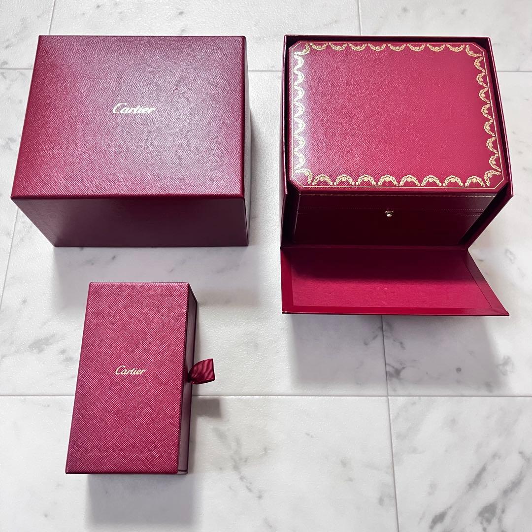 Cartier カルティエ 時計 ケース 外箱 空箱 2段 ケアセット