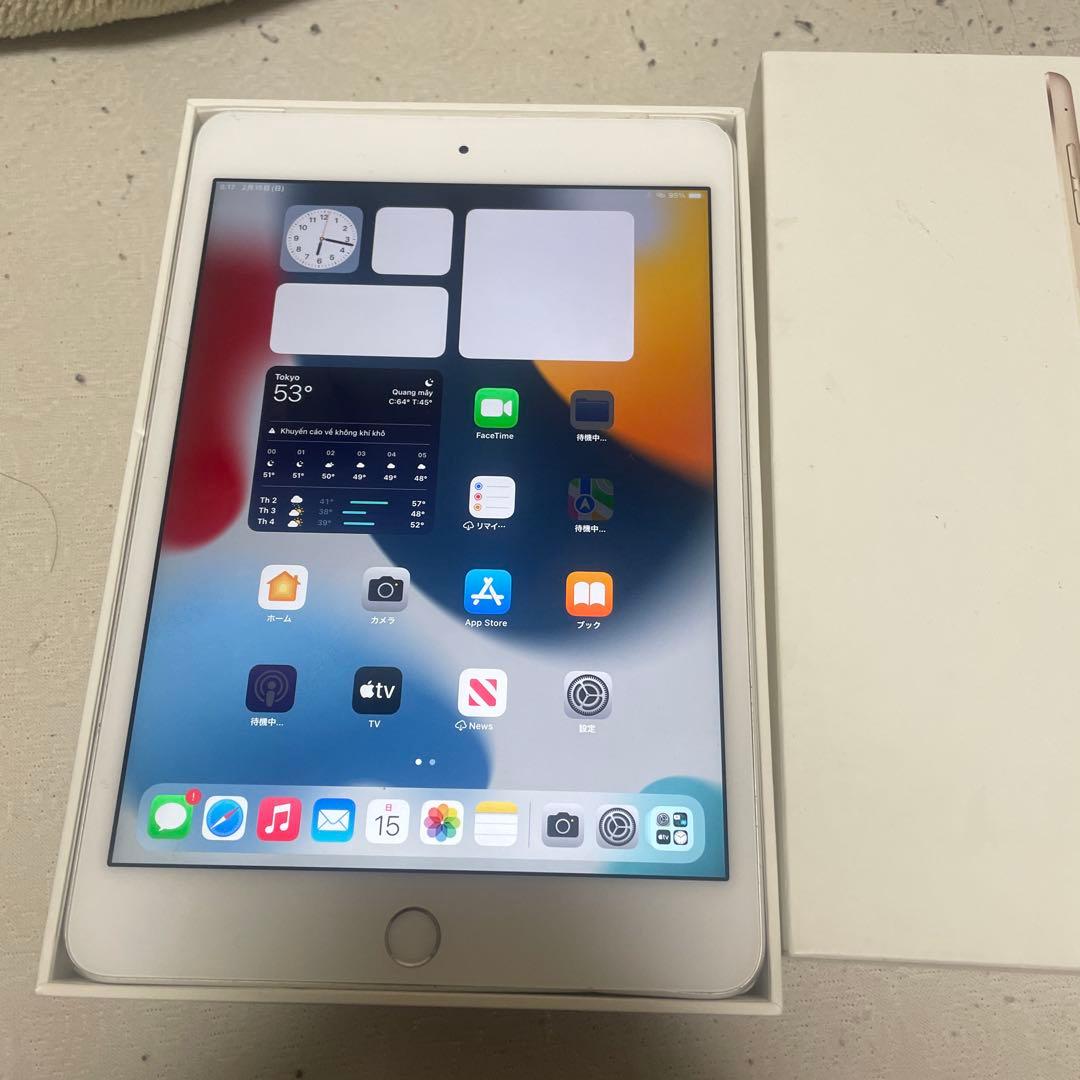 V*o様 iPad mini 4 128GB ホワイト バッテリー91%