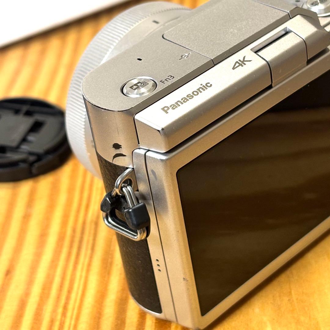 【LUMIX】パナソニックLUMIX DC-GF9 人気のシルバー／ブラック