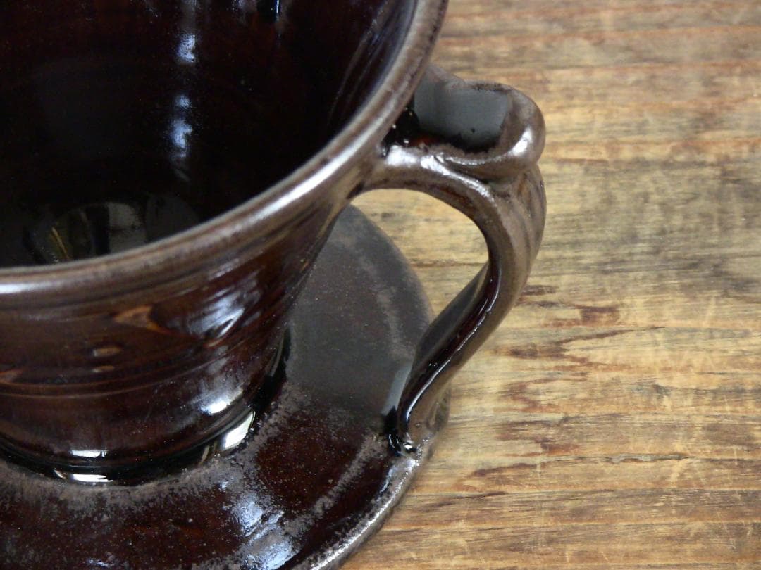 藻岩窯 コーヒードリッパー（鉄錆）