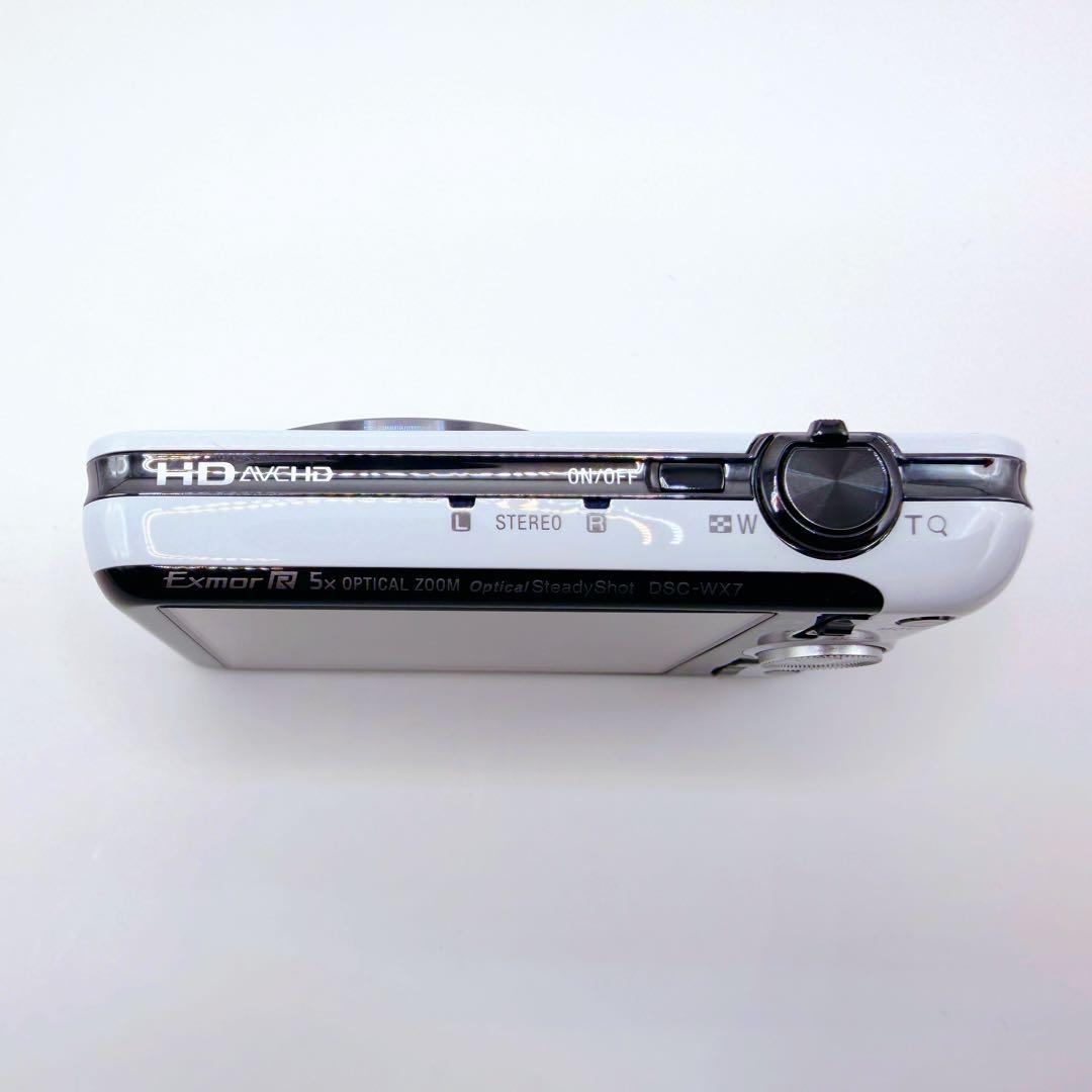 【極美品】SONY Cyber-shot DSC-WX7 ホワイト 動作確認済み