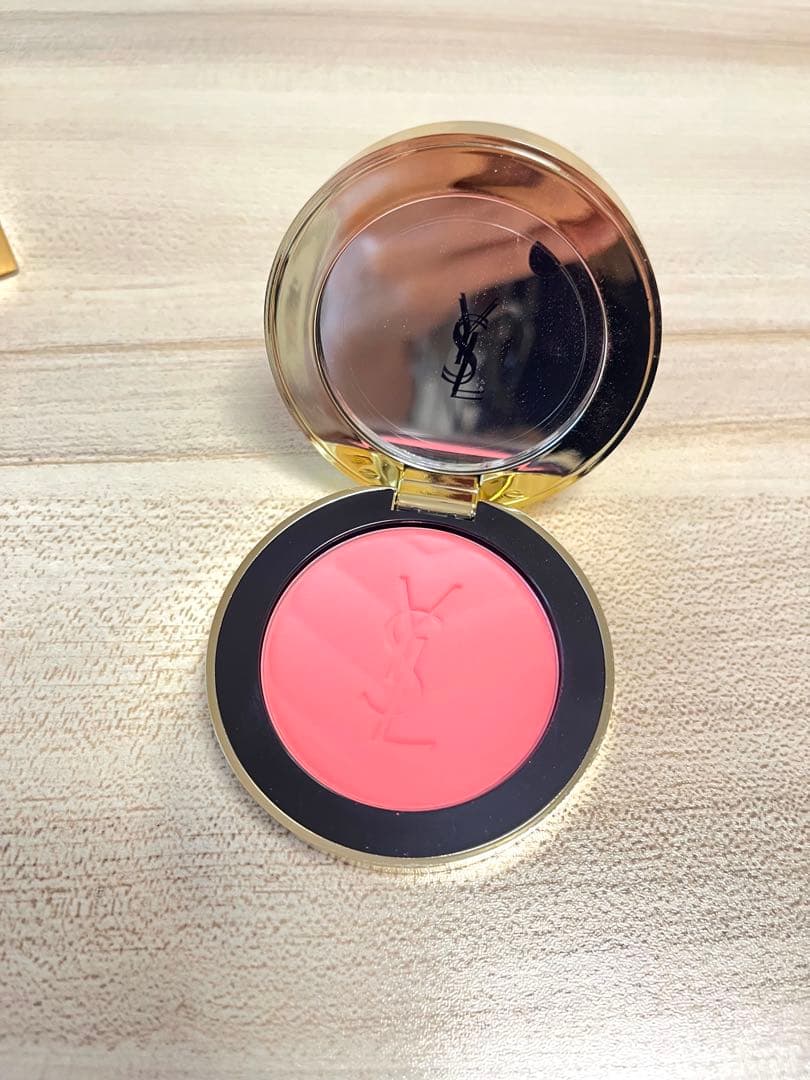 YSL メイクミーブラッシュパウダー6g #87 ピンクボルタージュ/サンプル付