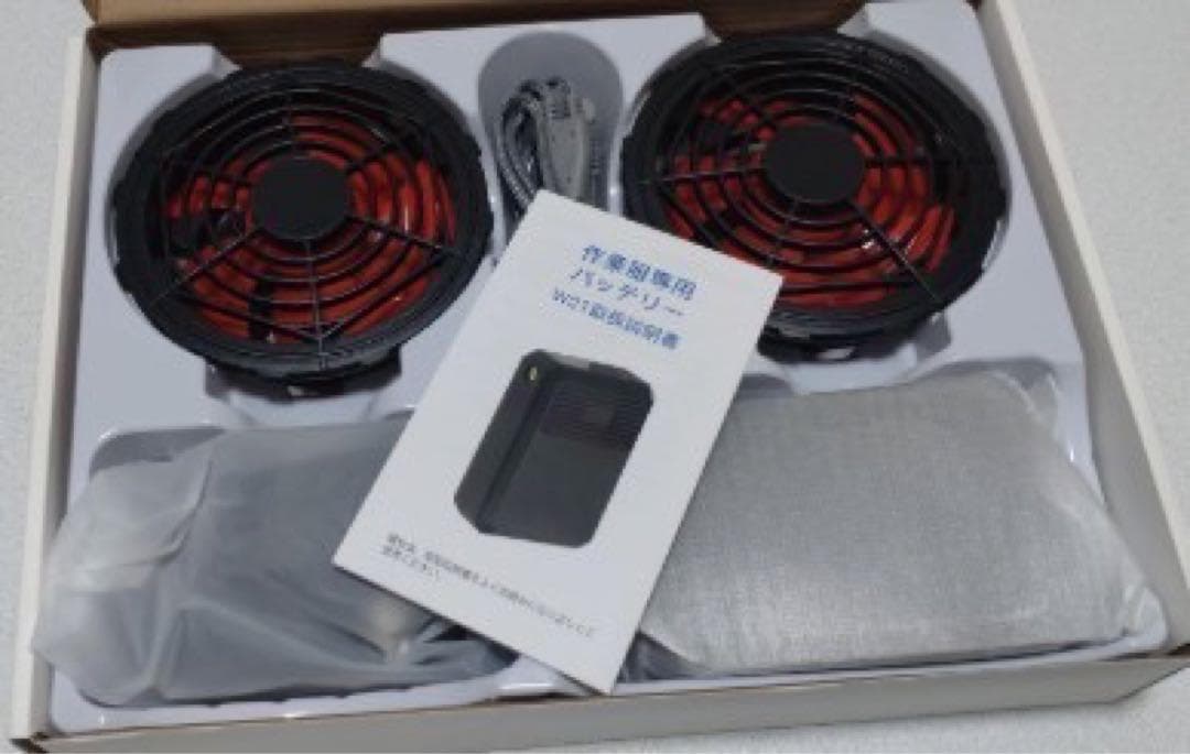 在庫1点 ファンバッテリーセット 空調作業服 30V 40000mAh 暑さ対策