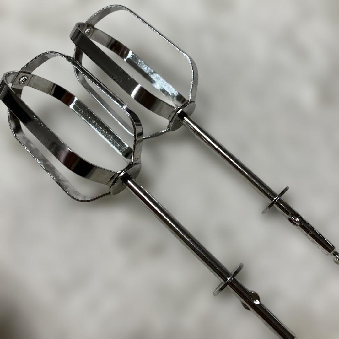 【極美品】　Panasonic ハンドミキサー MK-H4 ホワイト 泡立て器