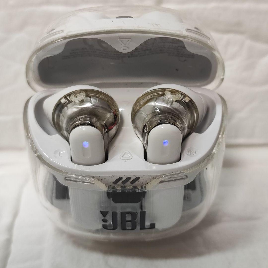 JBL　ワイヤレスイヤホン　Tune Flex Ghost Edition　白