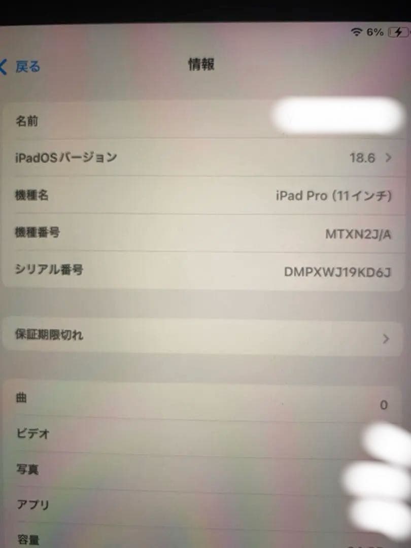 Apple iPad Pro (11インチ) 本体 第1世代