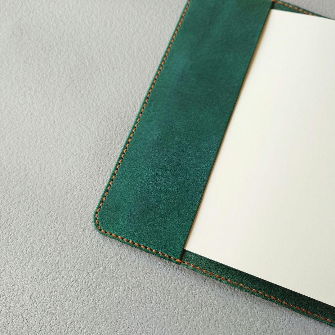 イタリアンレザー 手帳カバー A6サイズ（ ほぼ日対応）【ハンドメイド】