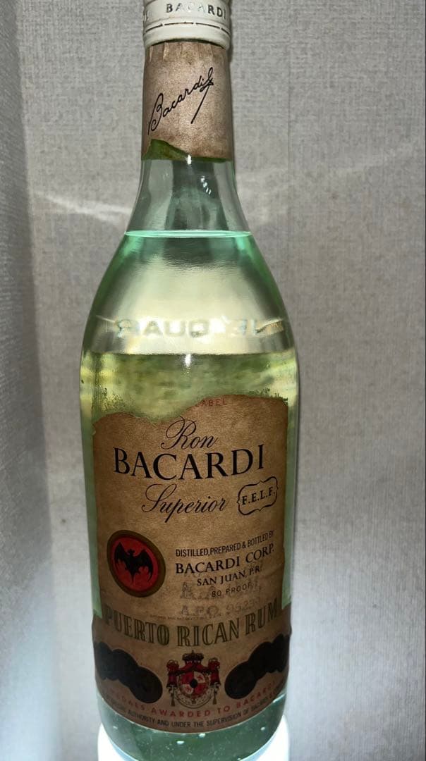 ラム酒　Bacardi シルバーラベルラム 1クォート