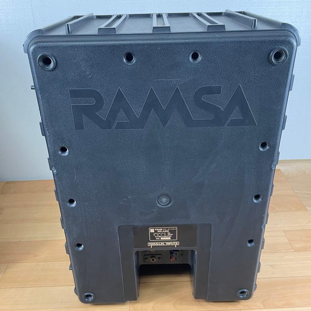 【廃盤品】RAMSA 大型スピーカー WS-A200 ペア　動作品　シリアル同番