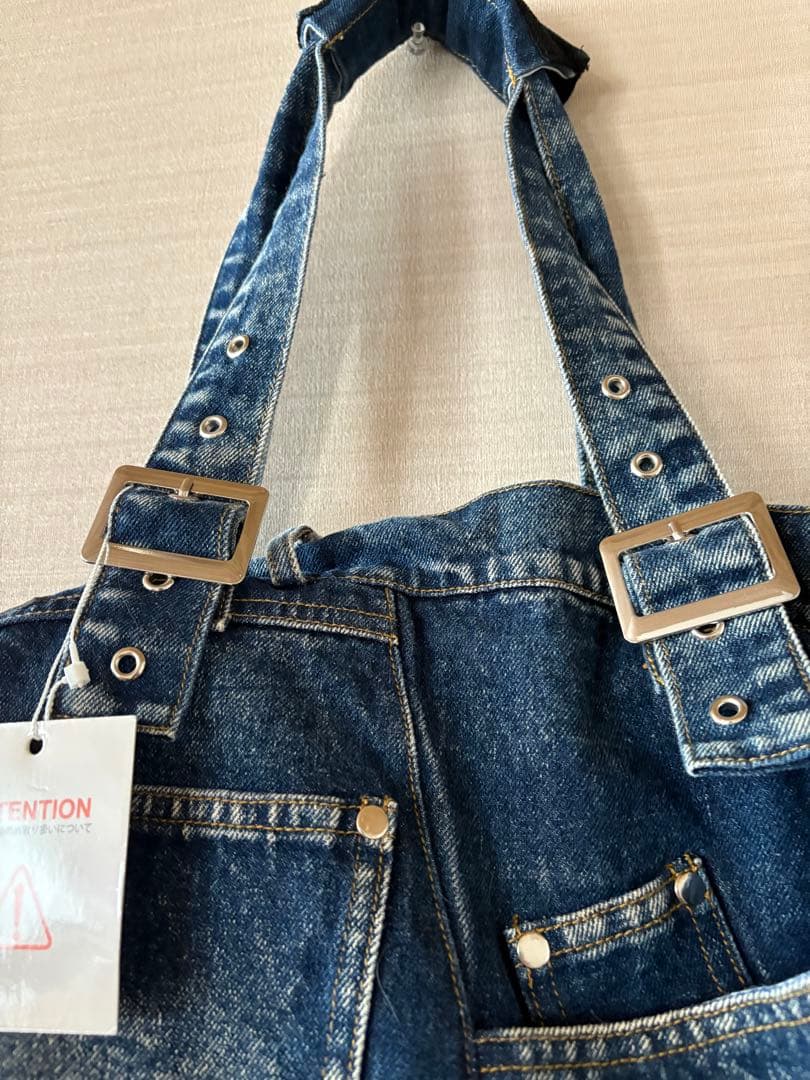 デニムキャリーバッグ　新品未使用