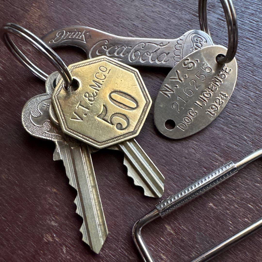 アンティーク雑貨 US VINTAGE KEY-CHAIN