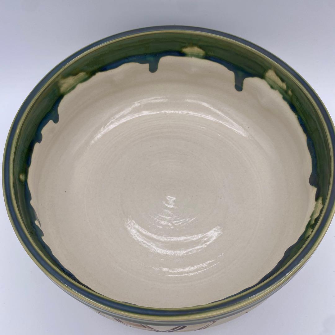 492　平水指　織部　水指　茶道具　茶道　古物　古美術