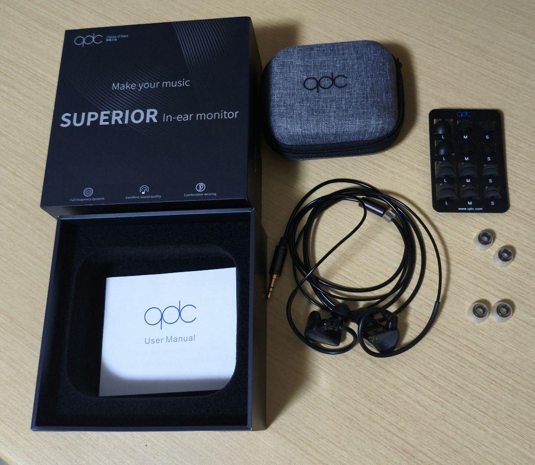 qdc SUPERIOR piano black +コレイルalloy M,MS