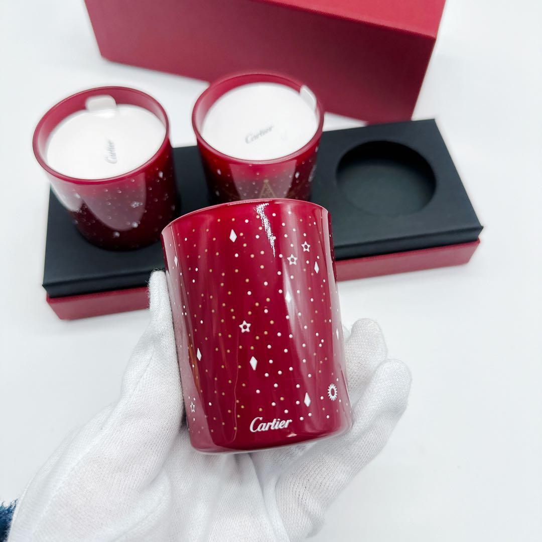 希少☆Cartier カルティエ アロマキャンドル 3個セット☆B07