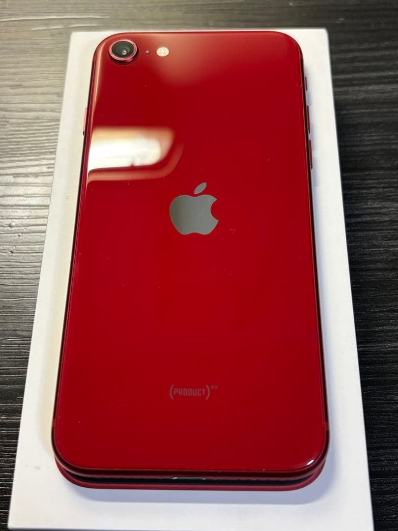 iPhone SE 第3世代 レッド 64GB SIMフリー　バッテリー純正