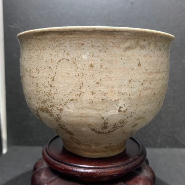 時代 李朝 白磁 茶碗 御本 御本茶碗 茶道具