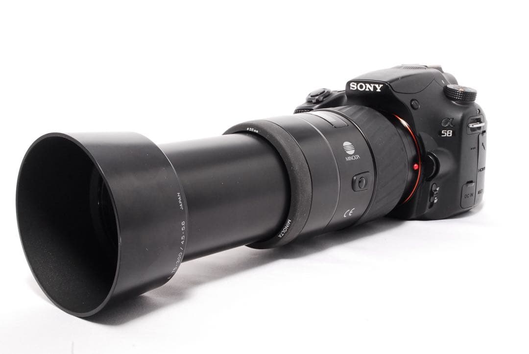 ◆すぐ使える◆SONY α58◆一眼レフカメラ◆スマホ転送◆標準＆超望遠レンズ◆
