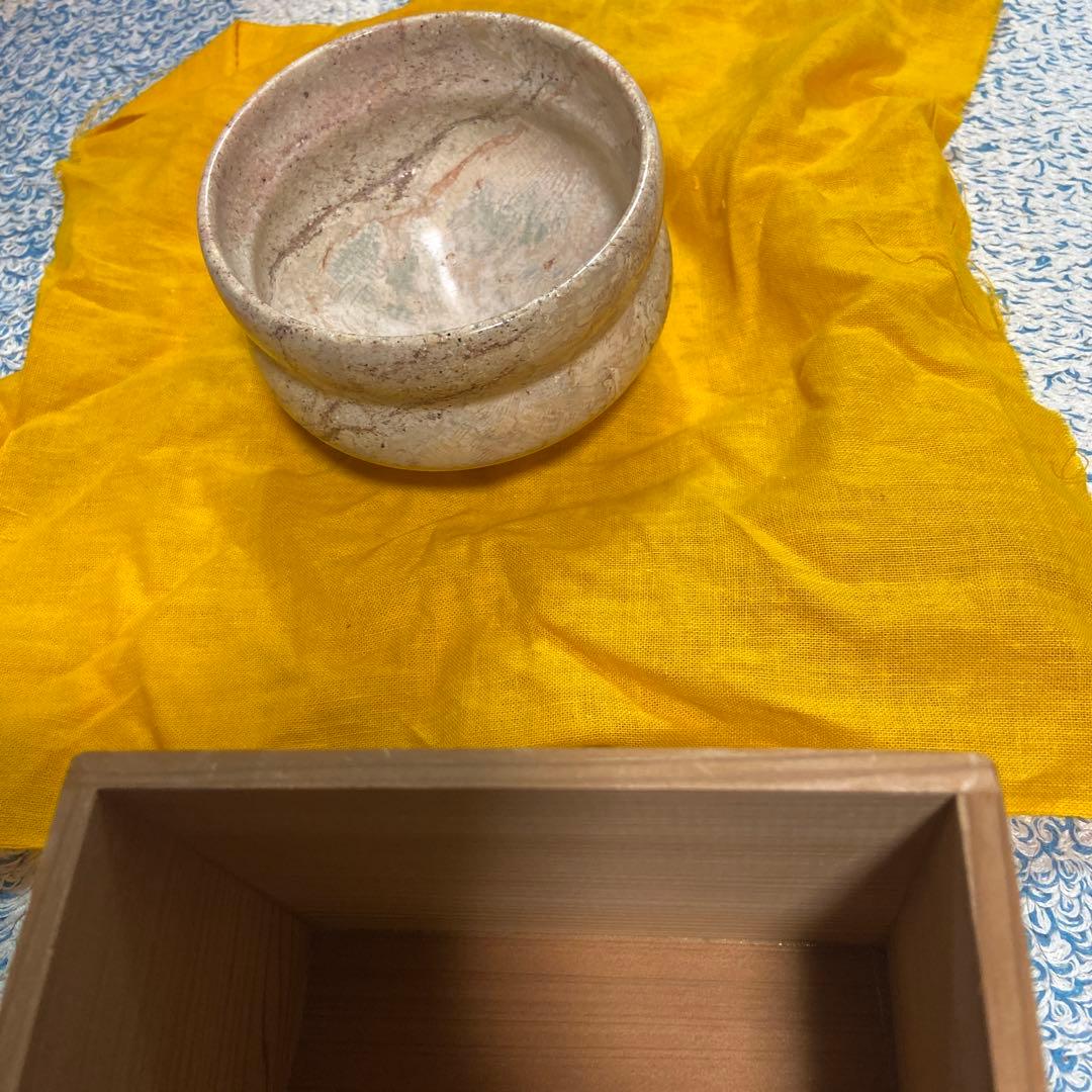 未使用品　石の器　名石　工藤作　 抹茶碗　　茶器　茶道具