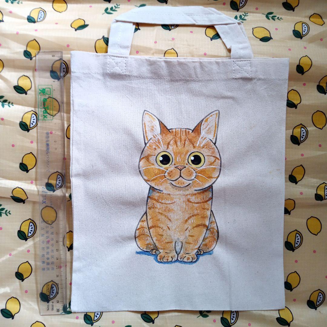 salsa専用　バッグ　イラスト　猫