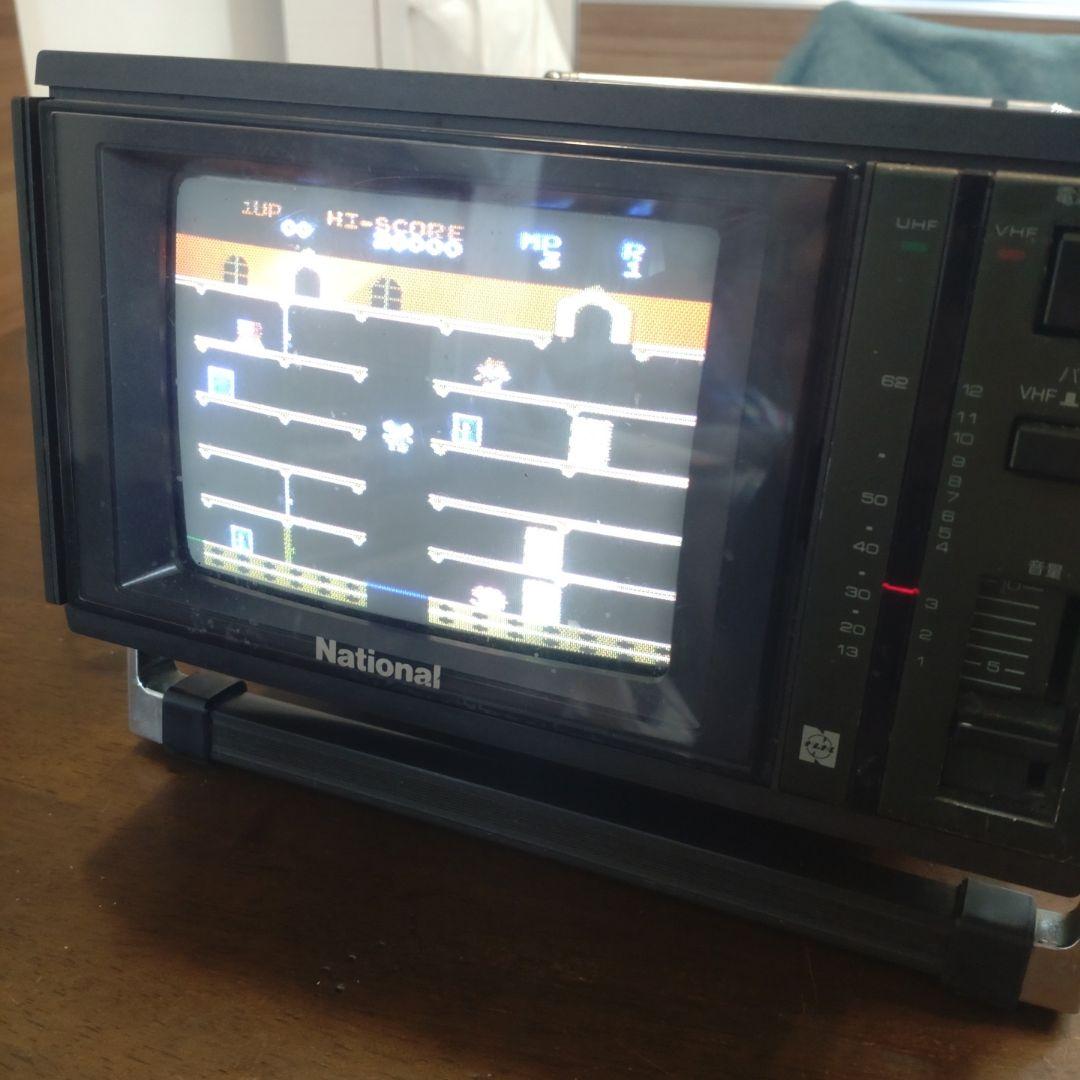 【動作確認済】National TH6-X600 レトロテレビ レトロゲーム