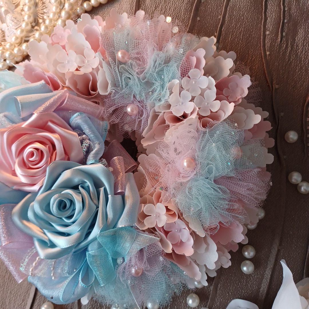 ＊588.589.590＊~＊ミッケ＊~布リース　紫陽花リース