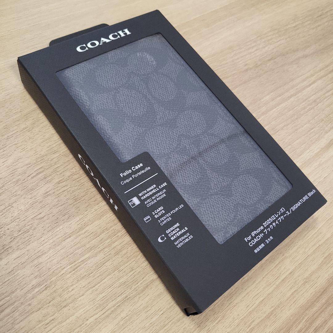 iPhone17 COACH（R）ブックタイプケース
