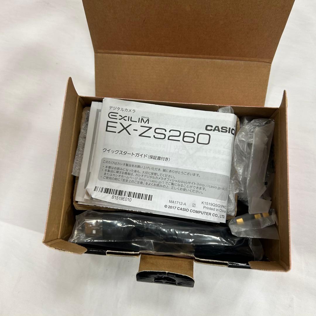 CASIO EX-ZS260 コンパクトデジタルカメラ 1073013570